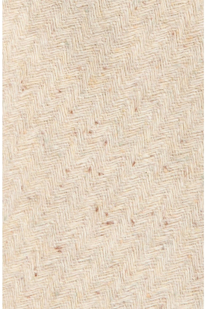Lofty Cashmere Twill Fringe Scarf, Alternate, color, CREAM DUN RU7658