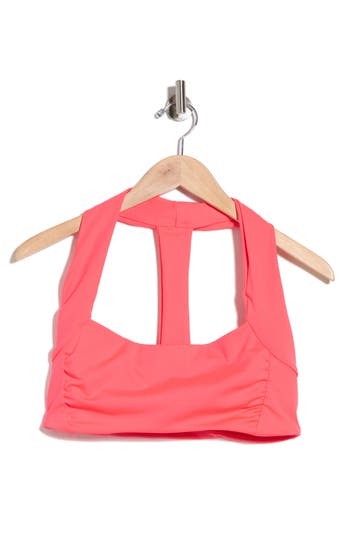 Free People Fp Movement Don't Let Go Bra In Neon Red