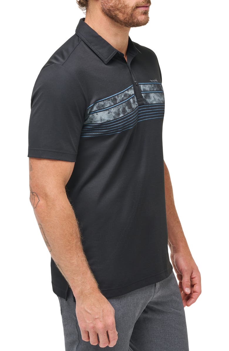 TravisMathew Mount Thunder Cotton Blend Polo, Alternate, color, 