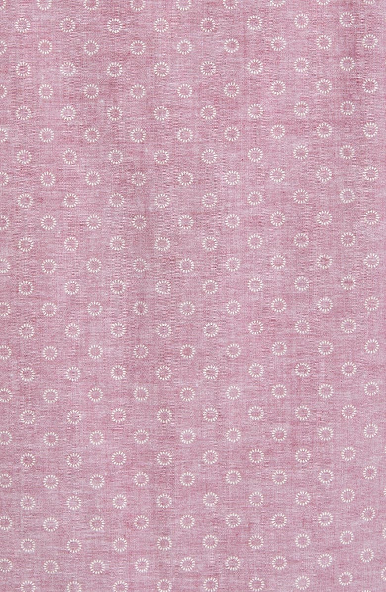 TravisMathew Men's Tyre Print Short Sleeve Button-Up Shirt, Alternate, color,