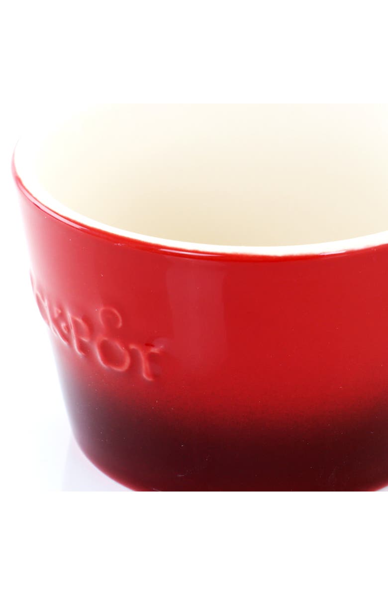 Crock-pot 2 Piece 8 Ounce Stoneware Ramekin Set, Alternate, color, Red