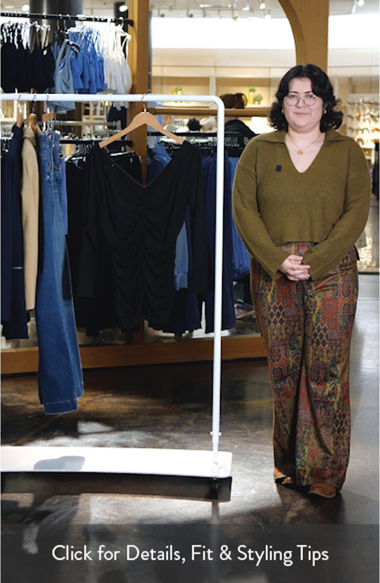 Sally Ruched Off the Shoulder Top, sales video thumbnail