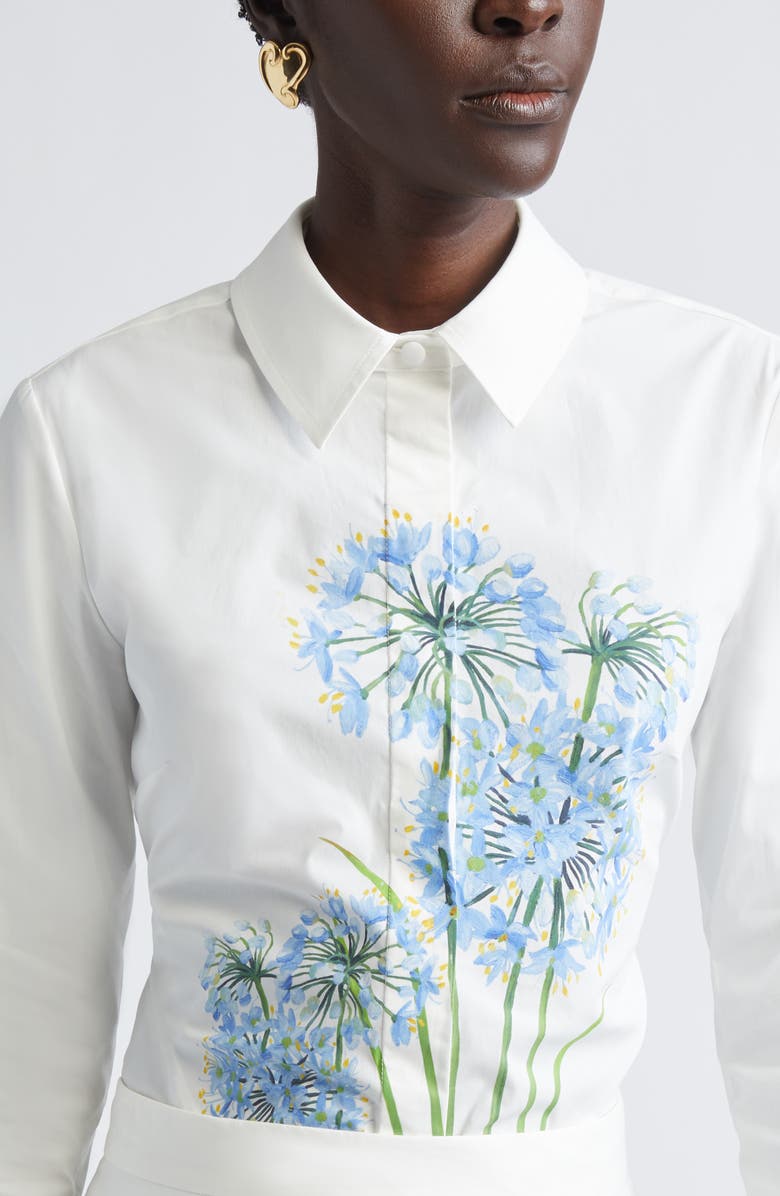 Oscar de la Renta Small Swirl Heart Stud Earrings, Alternate, color, Gold