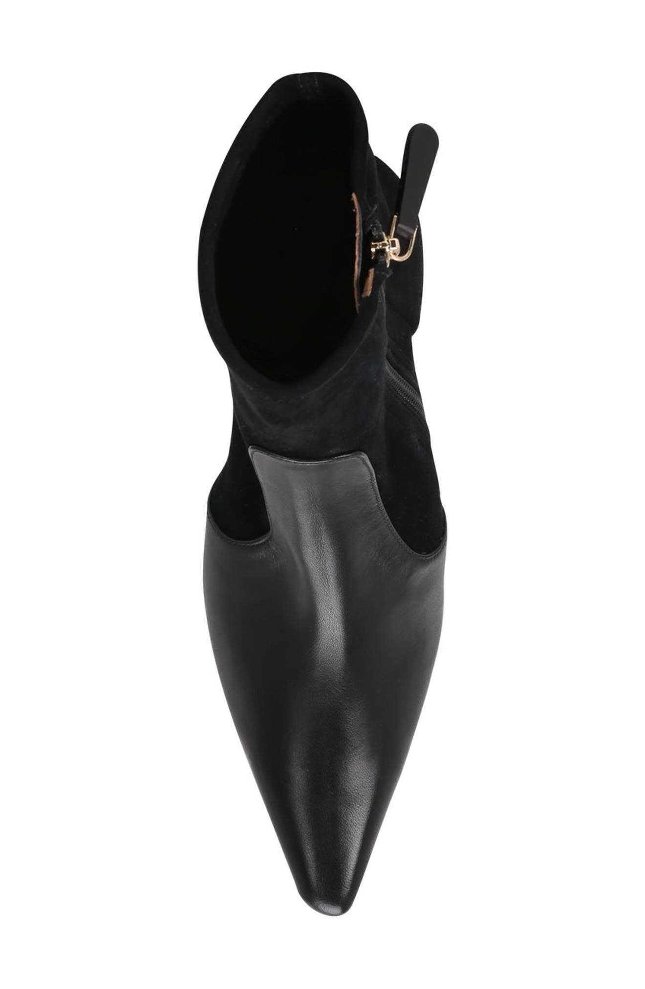 BOSS Safra Pointed Toe Bootie, Alternate, color, 