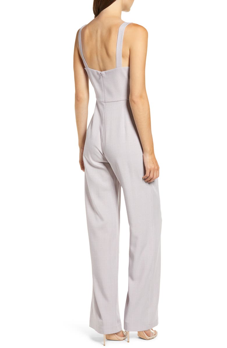 WAYF Roxy Glen Plaid Jumpsuit, Alternate, color, 