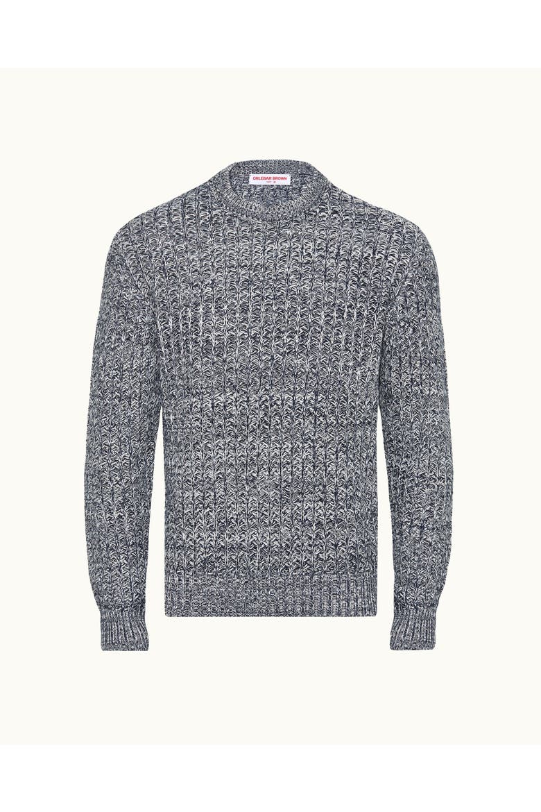 Gideon Organic Cotton Classic Fit Jumper, Alternate, color, NIGHT IRIS MIX