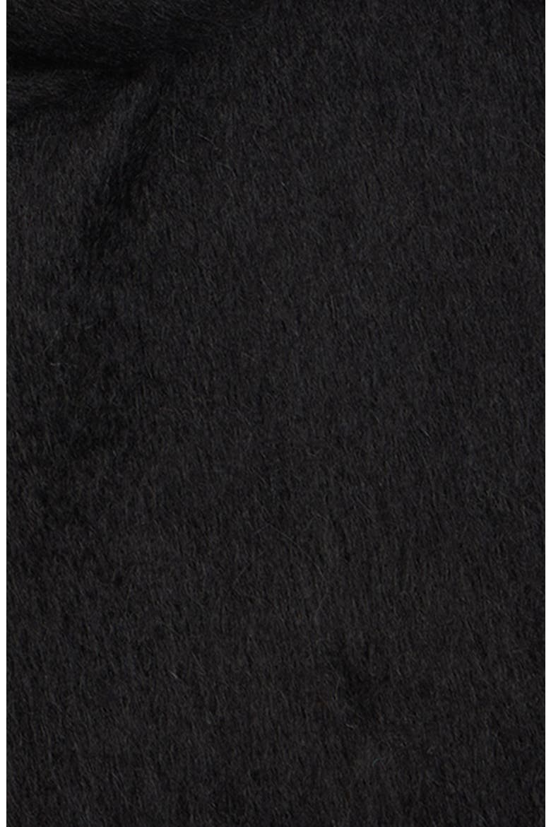 Vinnie Alpaca & Wool Scarf, Alternate, color, BLACK