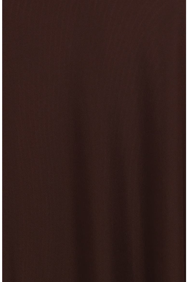 Charly One-Shoulder Maxi Dress, Alternate, color, BROWN