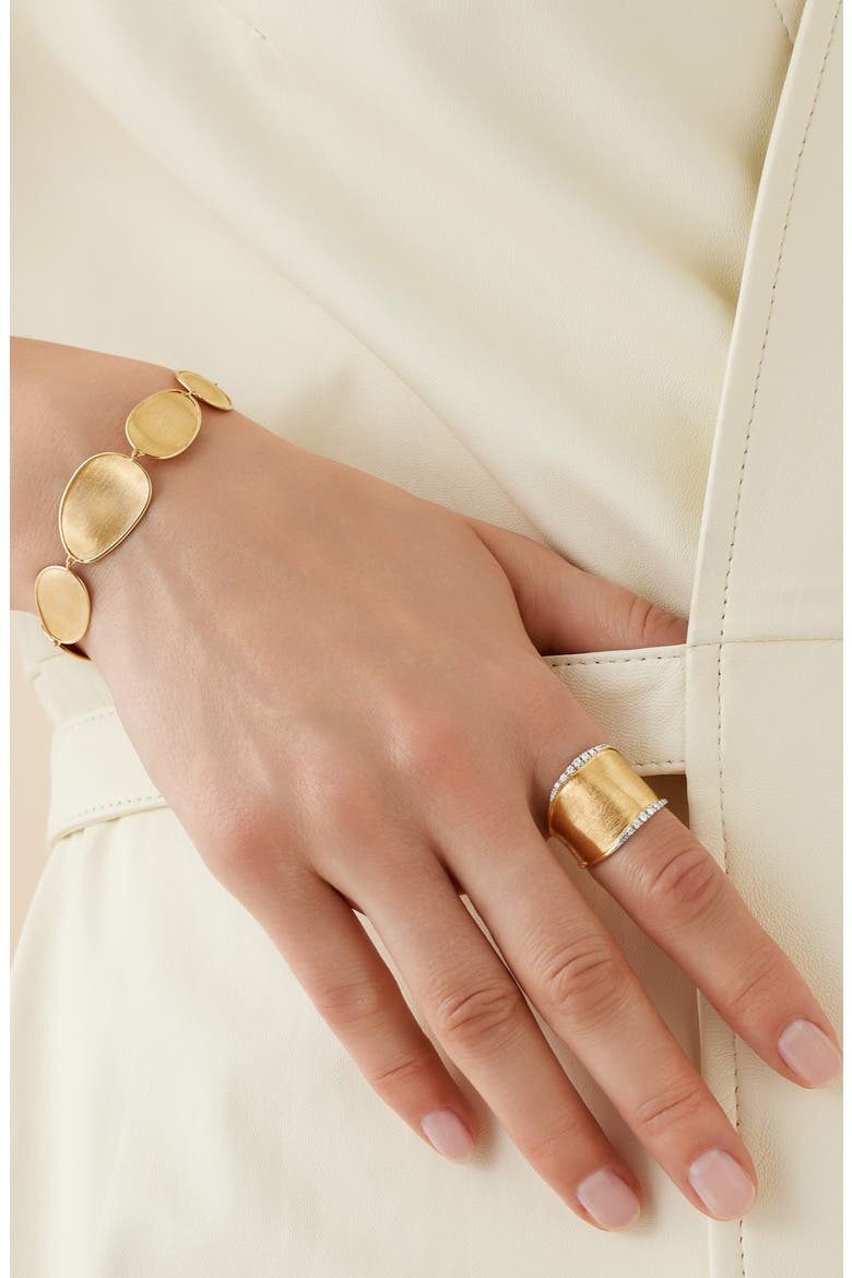 'Lunaria' Line Bracelet, Alternate, color, YELLOW GOLD