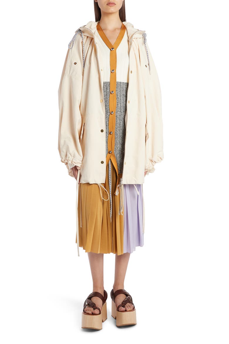2 Moncler 1952 Drawstring Balloon Jacket, Alternate, color, OPEN WHITE