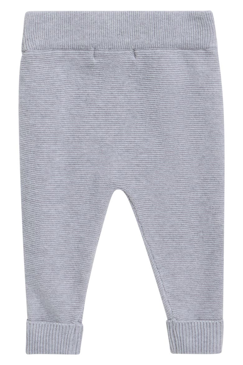 Kids' Heathered Organic Cotton Knit Pants, Alternate, color, BLUE