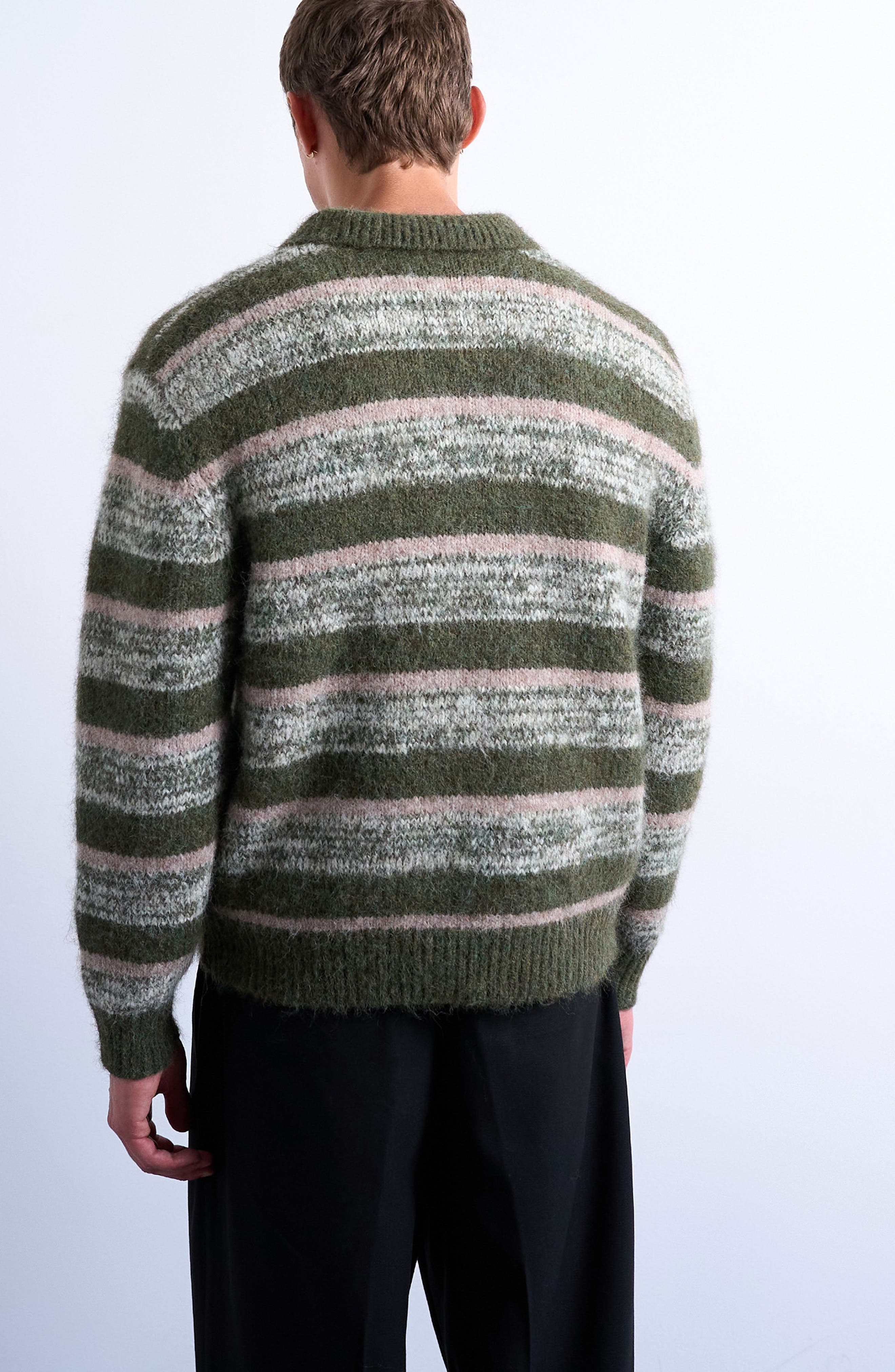 Relaxed Fit Stripe Polo - image 2