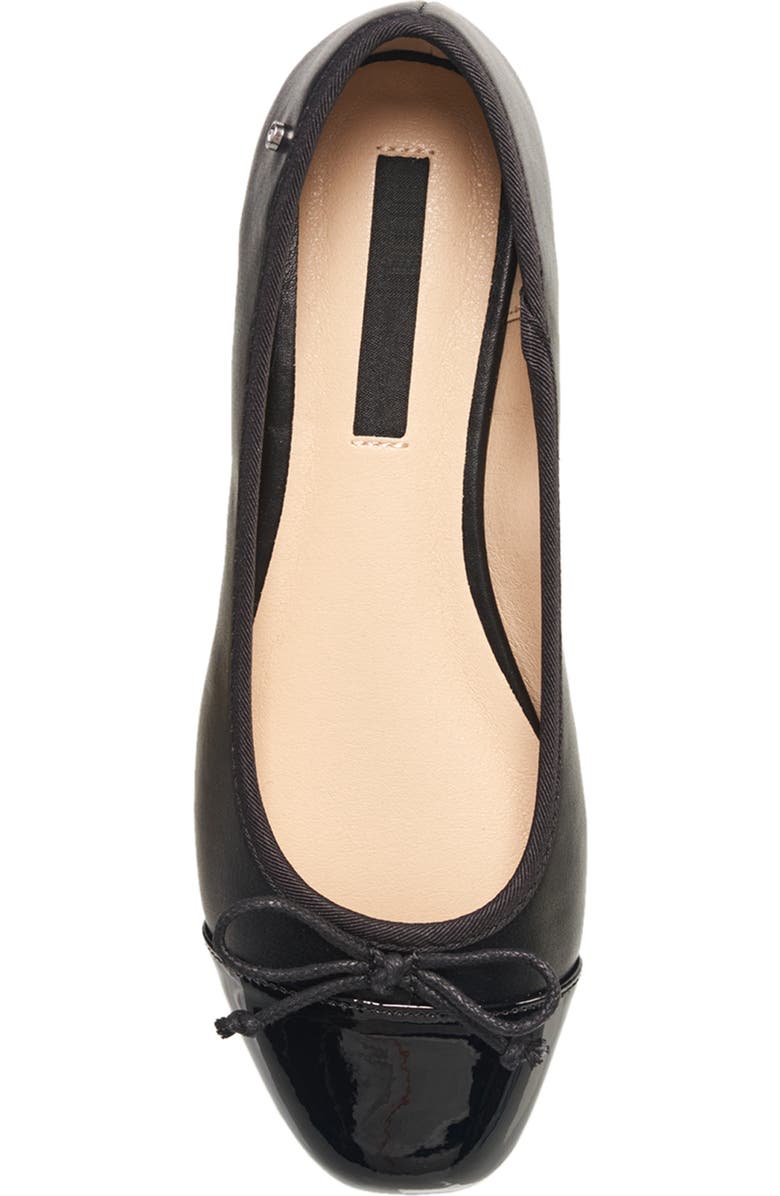 French Connection Chic Cap Toe Flat, Alternate, color,