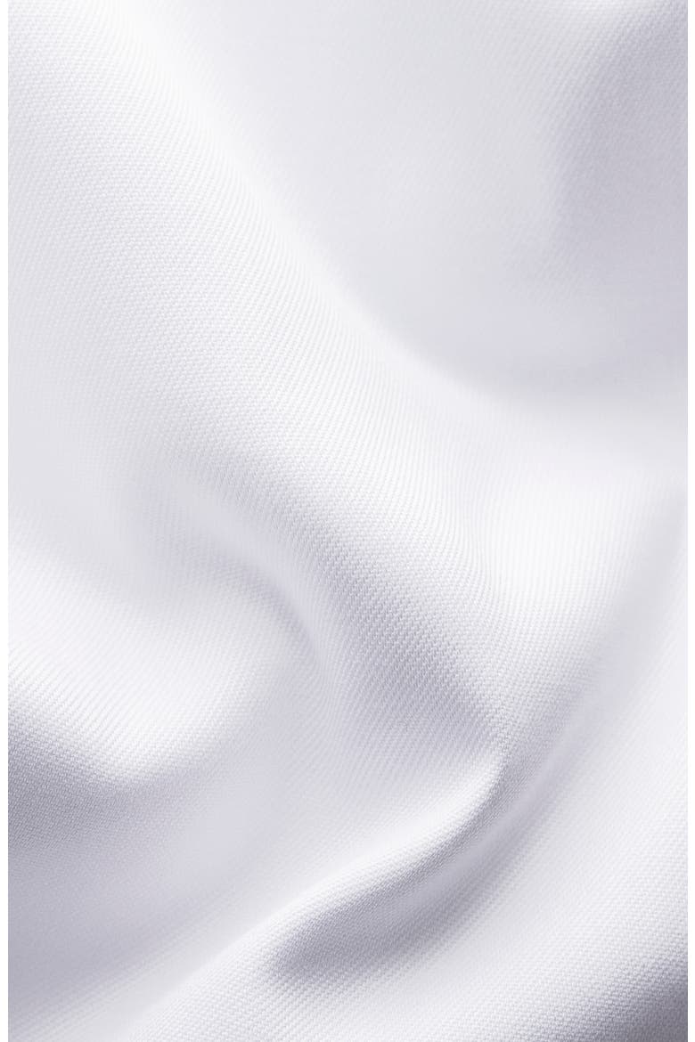 Slim Fit Cotton Twill Dress Shirt, Alternate, color, WHITE