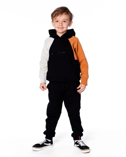 Deux Par Deux Fleece Sweatpants With Pockets In Black