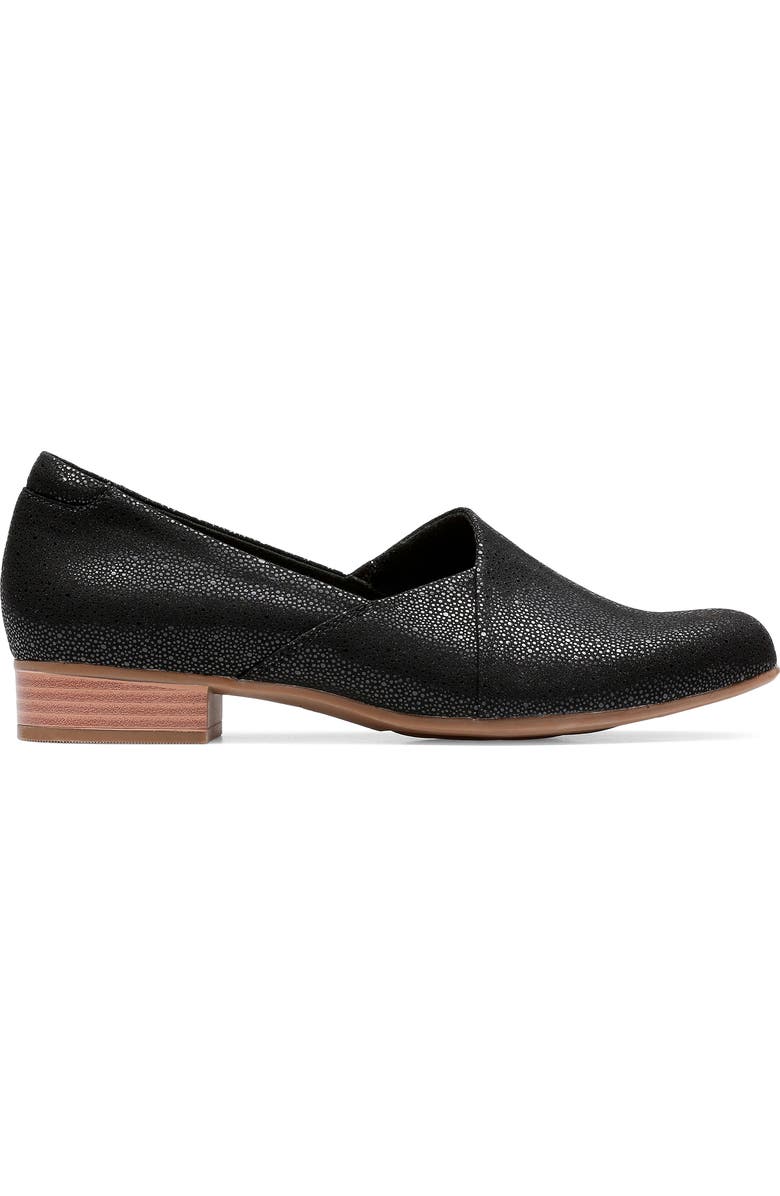 Clarks<sup>®</sup> Juliet Palm Loafer, Alternate, color, Black Interest