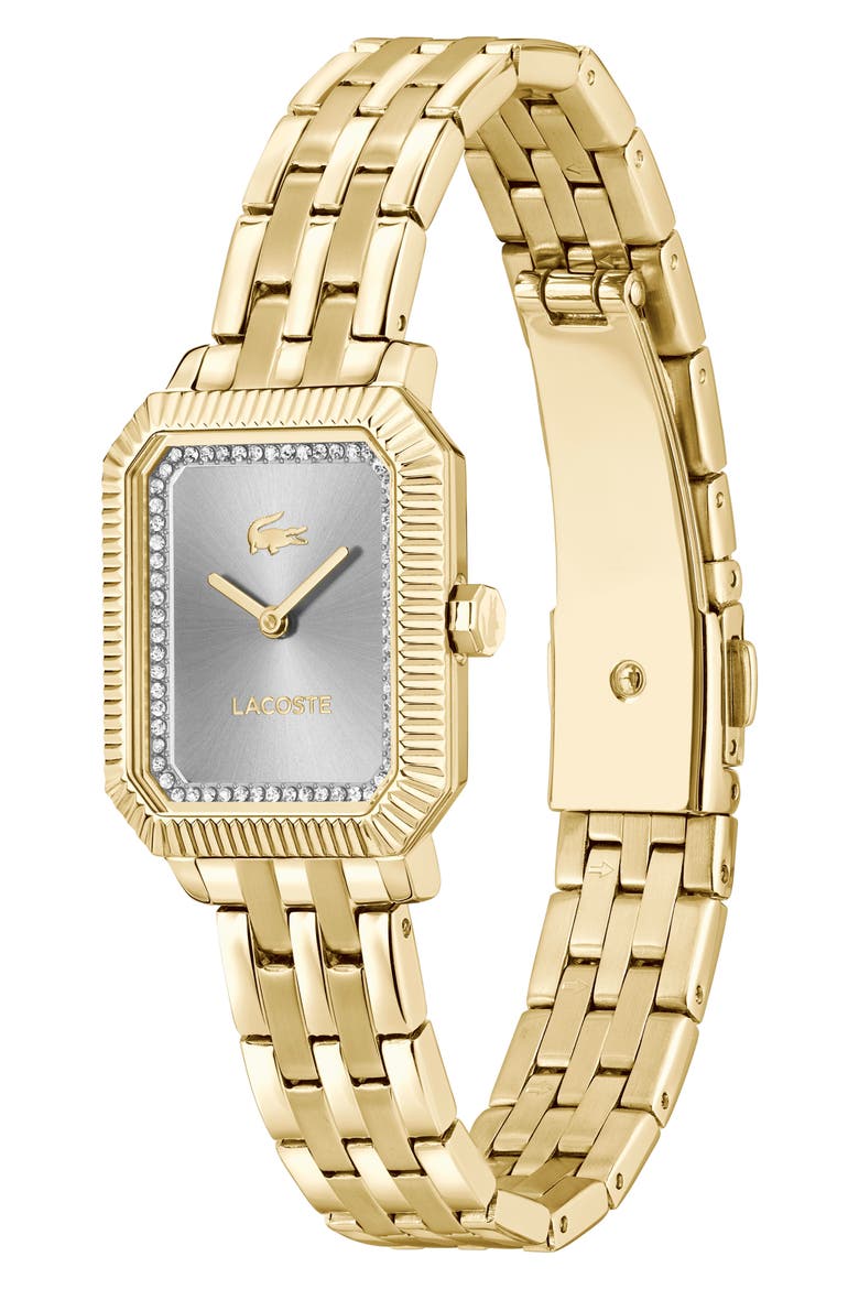 Parisienne Bracelet Watch, 28.3mm x 20.7mm, Alternate, color, GREY