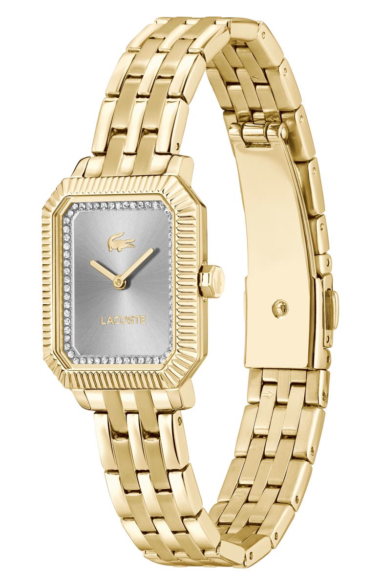 Lacoste Parisienne Bracelet Watch, 28.3mm x 20.7mm, Alternate, color, Grey