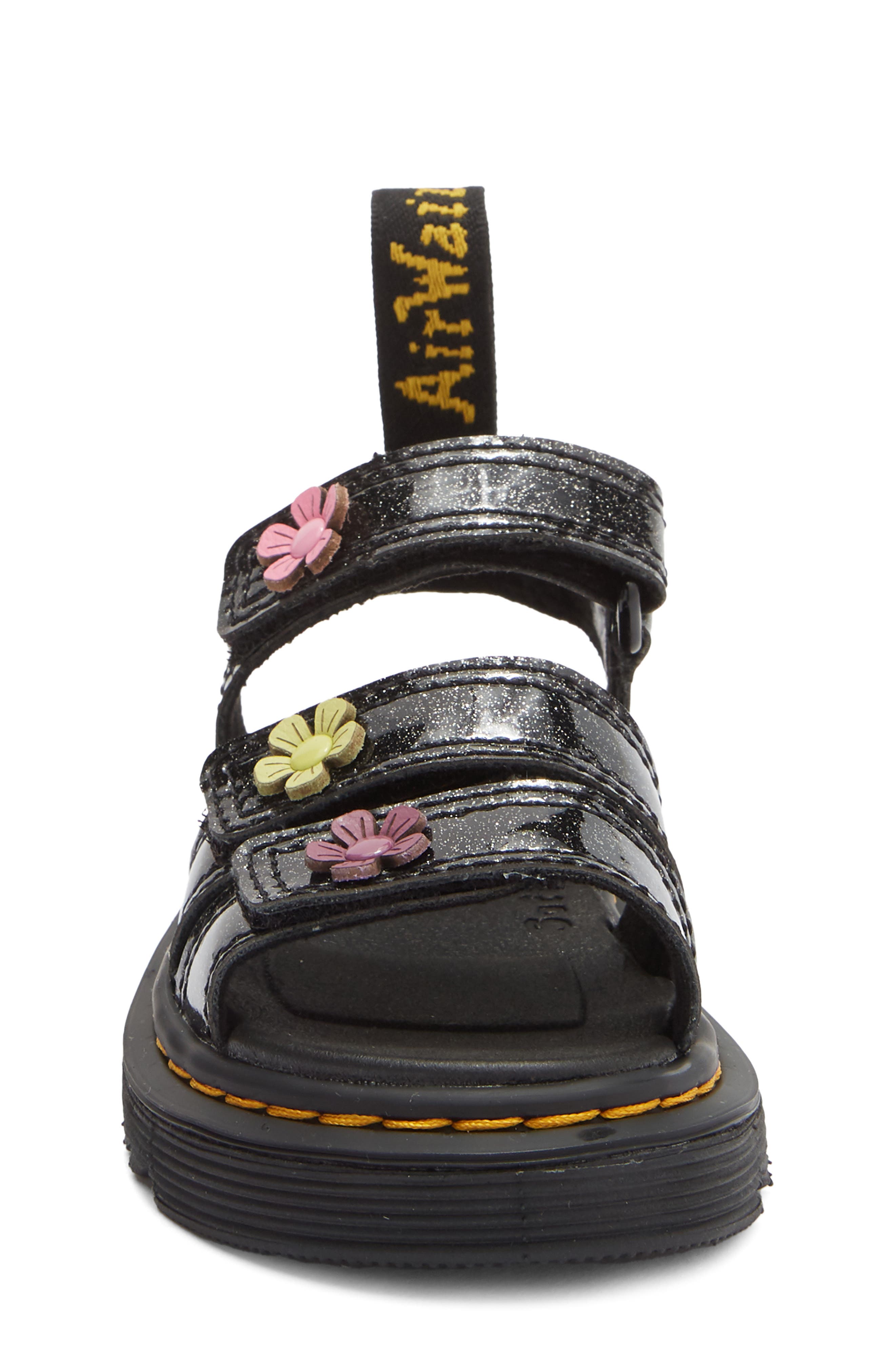 Dr. Martens Kids' Klaire Sandal, Alternate, color, Gradient Glitter