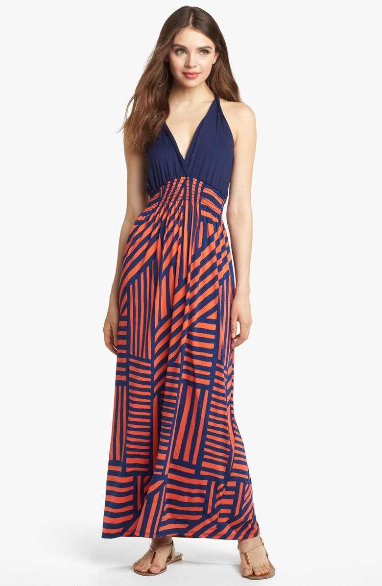 Felicity & Coco Printed Maxi Dress, Main, color, 