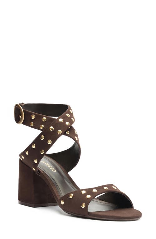 Arezzo Kara Ankle Strap Sandal In Brown