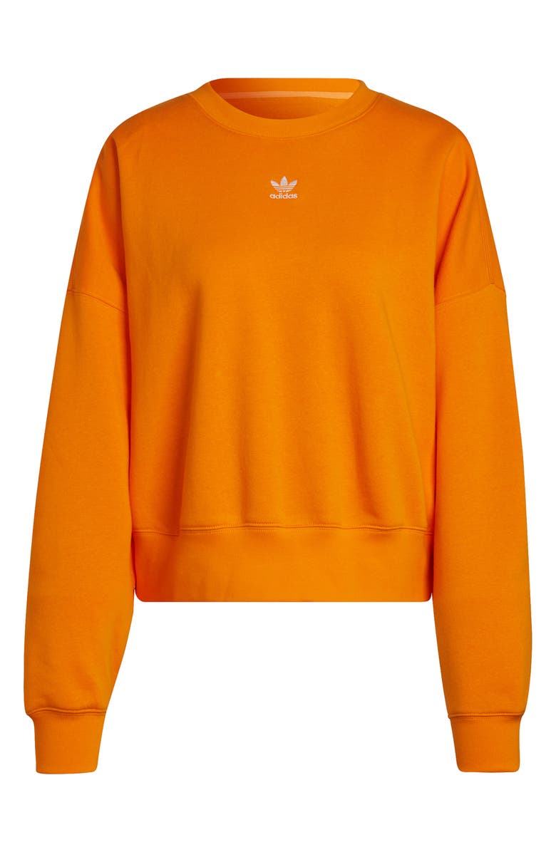 adidas Originals Logo Crewneck Sweatshirt, Alternate, color, 