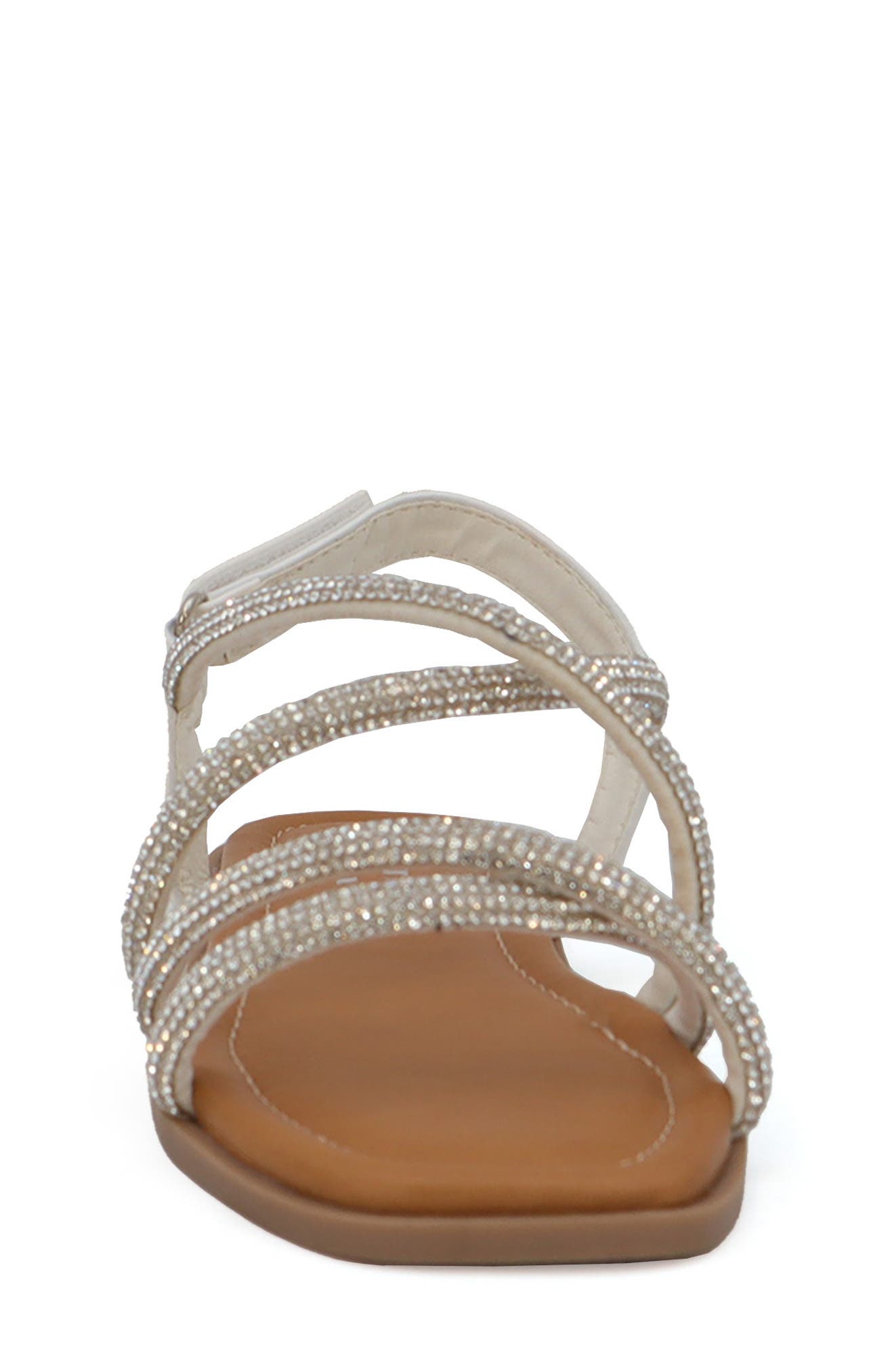 YOKI Kids' Pamela Crystal Embellished Sandal, Alternate, color, 