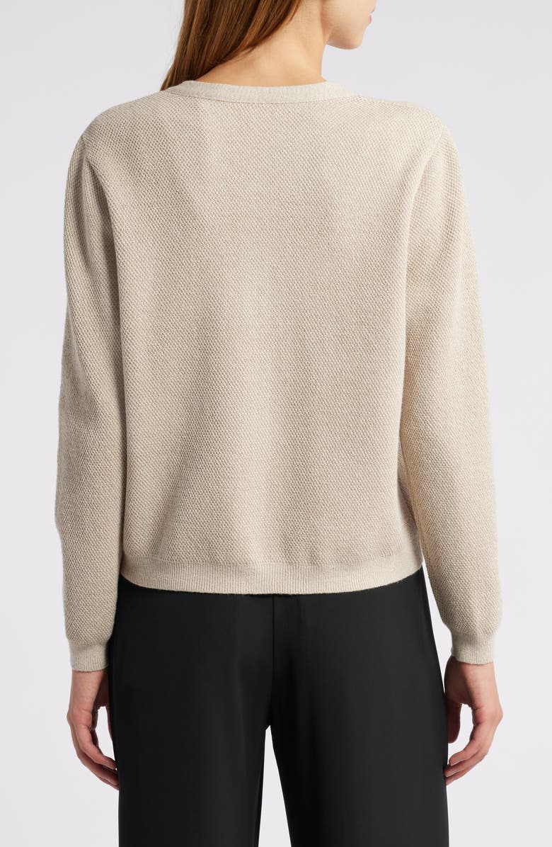 KOBI HALPERIN Meri Metallic Cardigan, Alternate, color, Natural