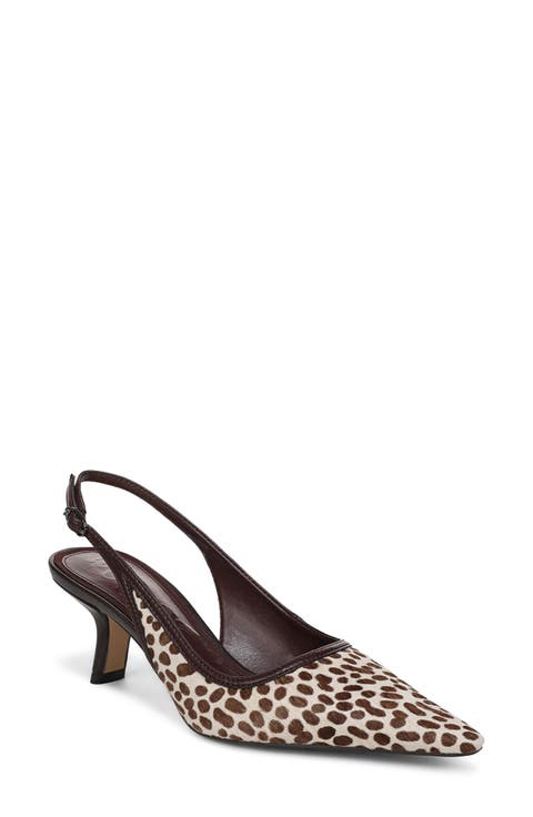 Bianka Slingback Mesh Pointed Toe Pump