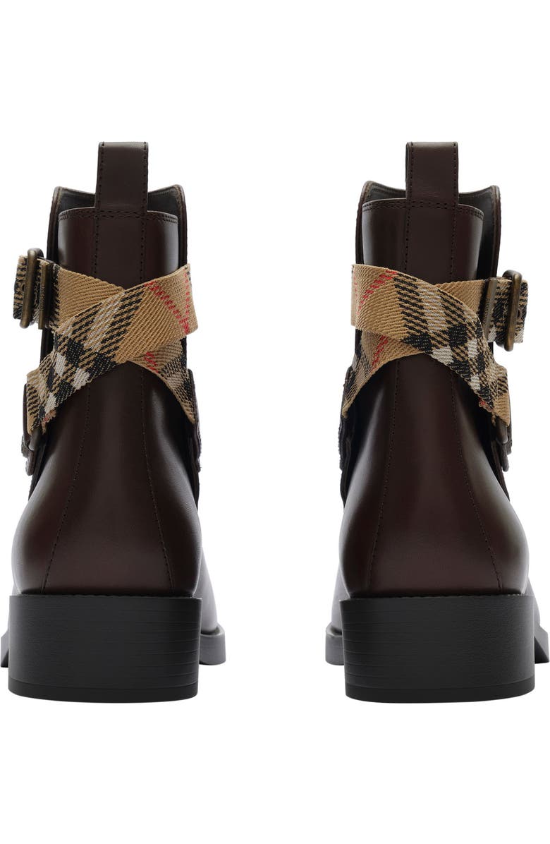 Burberry Huntley Belted Bootie, Alternate, color, Treacle Brown