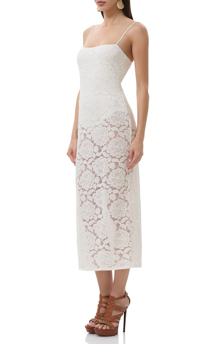 AFRM Marsaille Lace Maxi Dress, Alternate, color, Gardenia