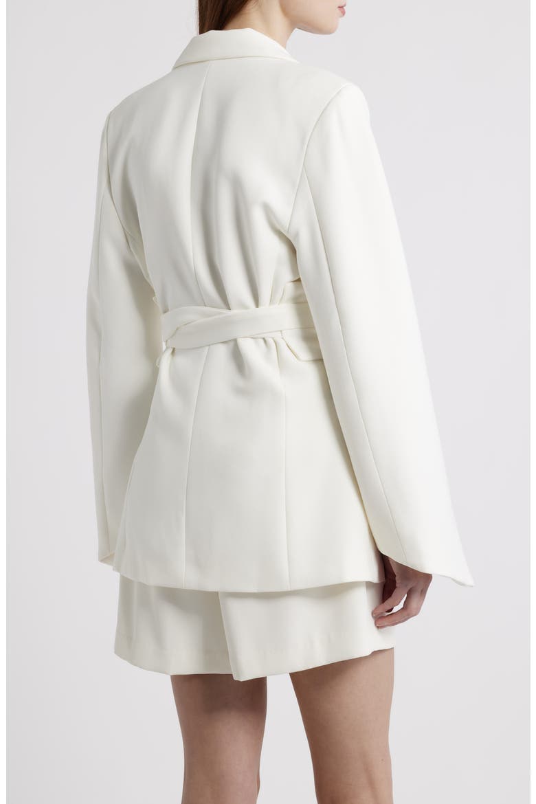 The Ultimate Muse Belted Blazer, Alternate, color, WHITE