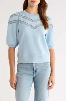 Adrai Lace Trim Sweatshirt