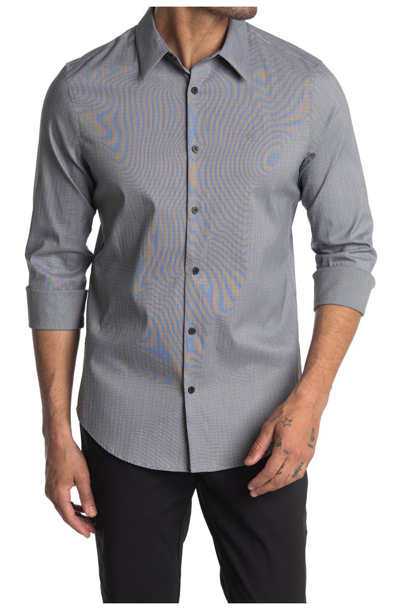 Calvin Klein Dobby Sport Shirt, Main, color,