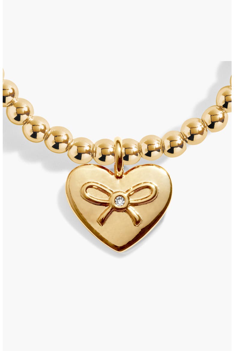 Christmas A Little 'Happy Holidays' Bracelet In Gold-Tone Plating, Alternate, color, Metallic Gold
