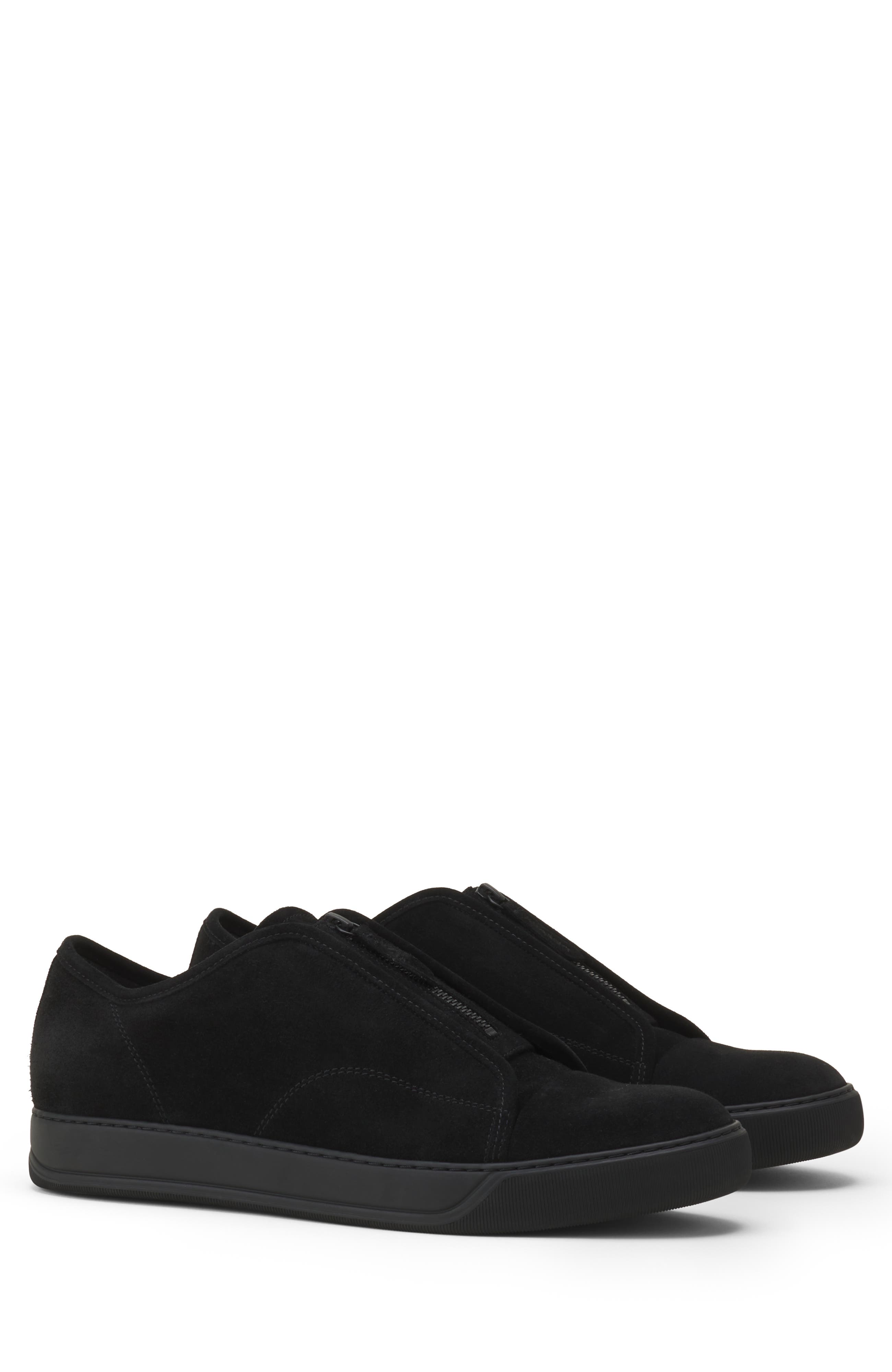 Dbb1 Suede Zip Sneakers, Alternate, color, Black