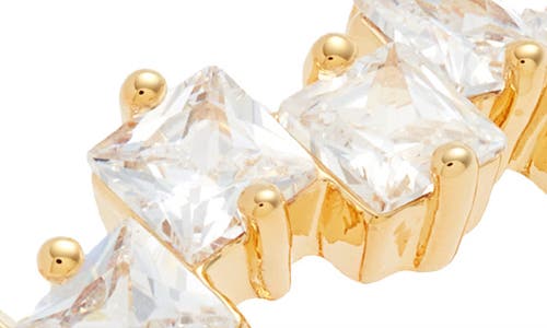 Shop Nordstrom Scattered Cubic Zirconia Eternity Ring In Clear- Gold