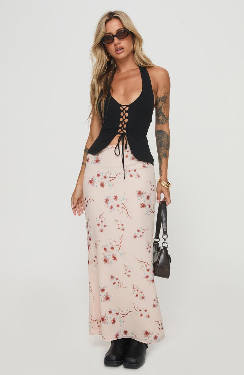 Princess Polly Sunbliss Floral Maxi Skirt, Alternate, color, 