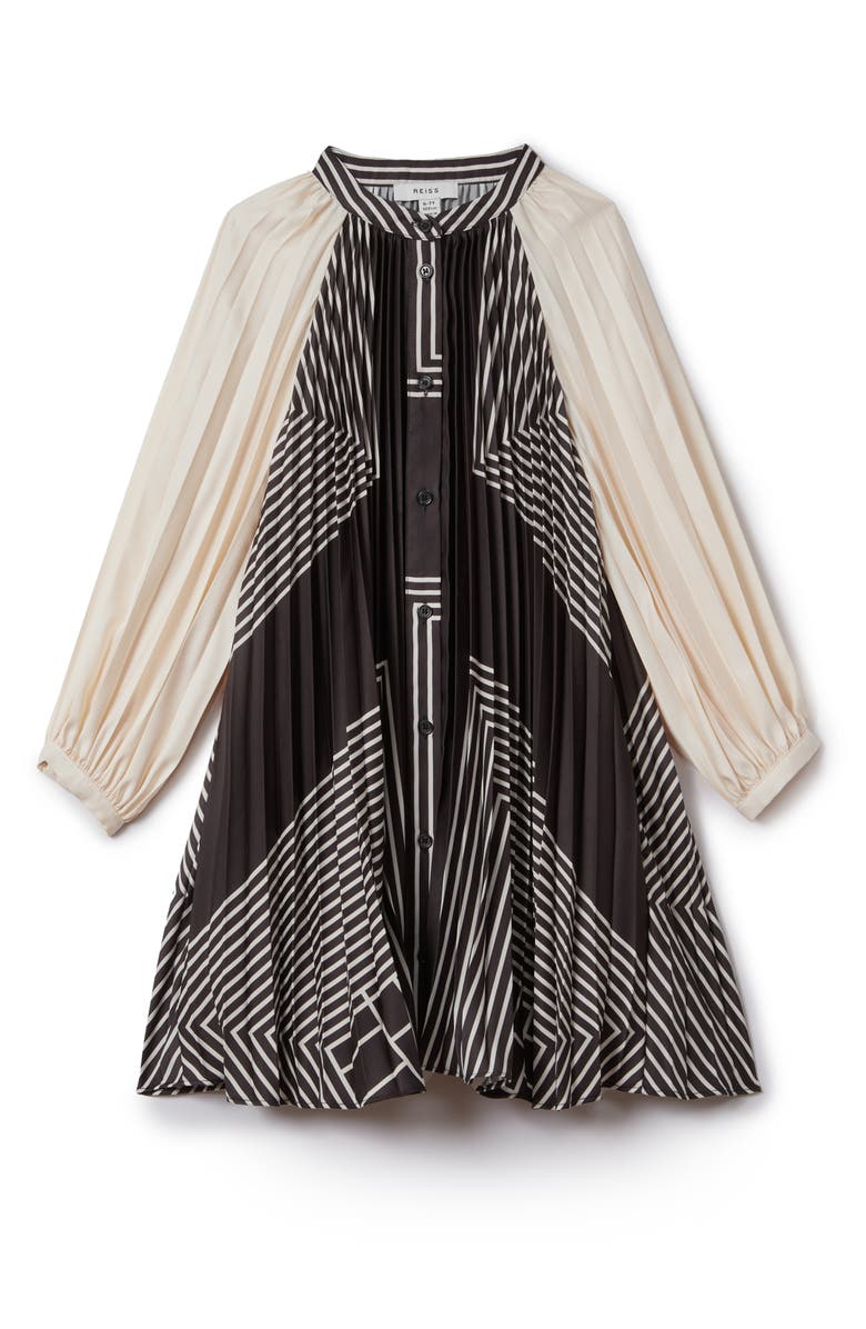 Reiss Kids' Bay Long Sleeve Dress, Main, color, 