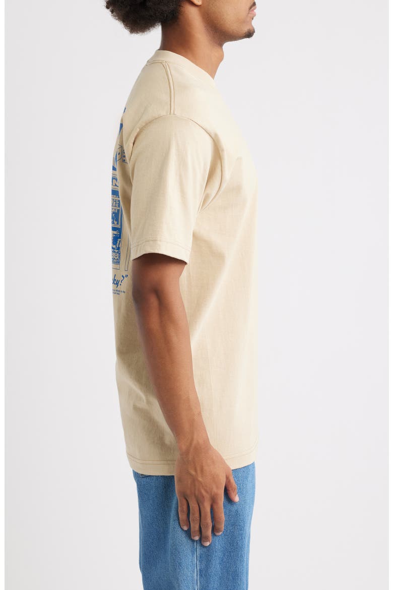 Newstand Graphic T-Shirt, Alternate, color, SAND