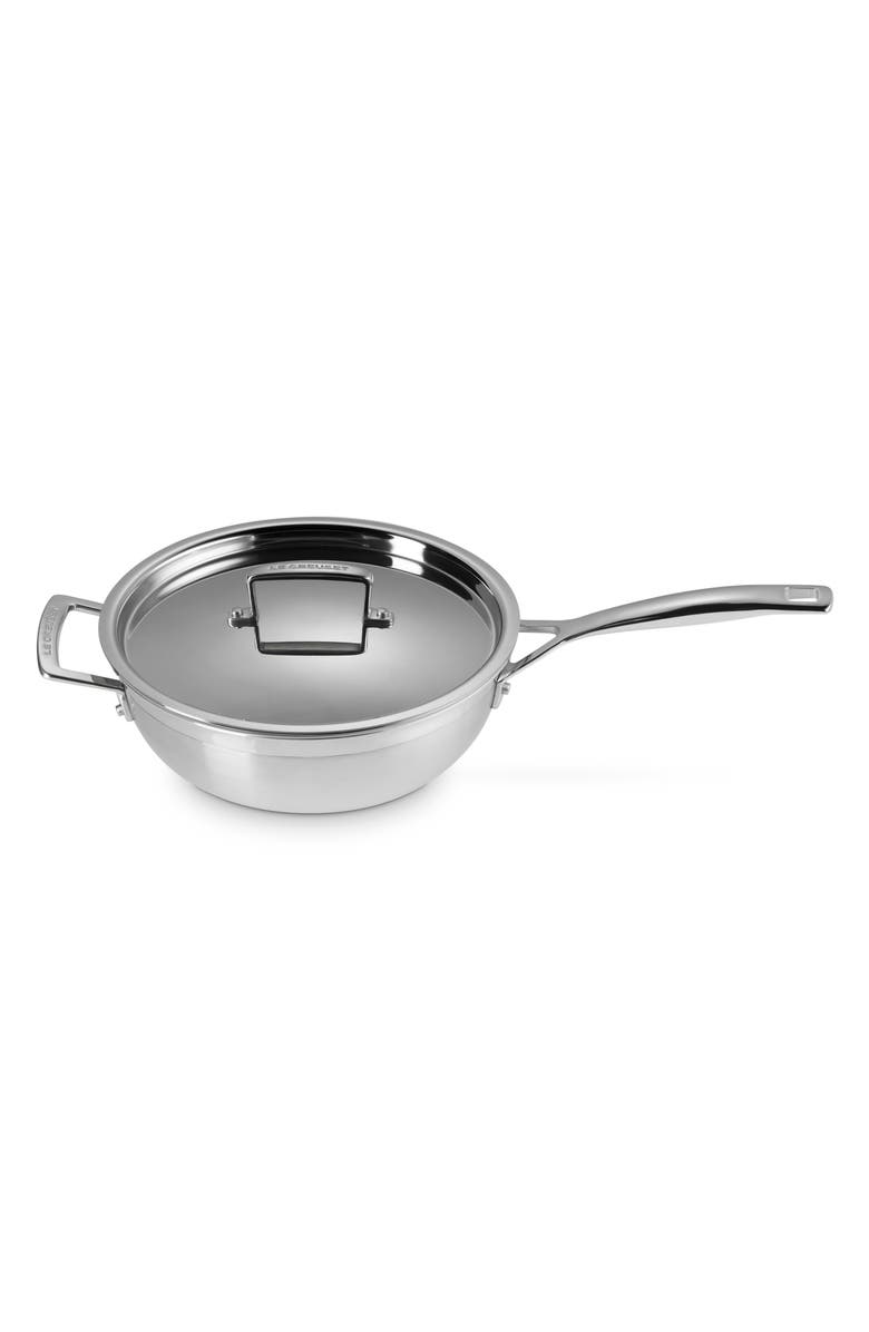 Le Creuset 3.5-Quart Classic Stainless Steel Chef's Pan, Alternate, color,