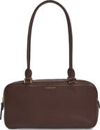 Veronica Beard Boxy Leather Shoulder Bag