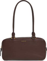 Veronica Beard Boxy Leather Shoulder Bag
