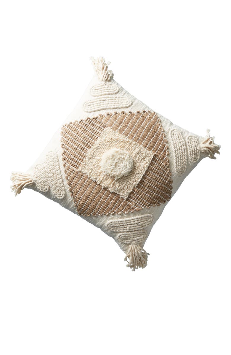 Anthropologie Home Anthropologie Textured Nayeli Square Accent Pillow, Alternate, color, 