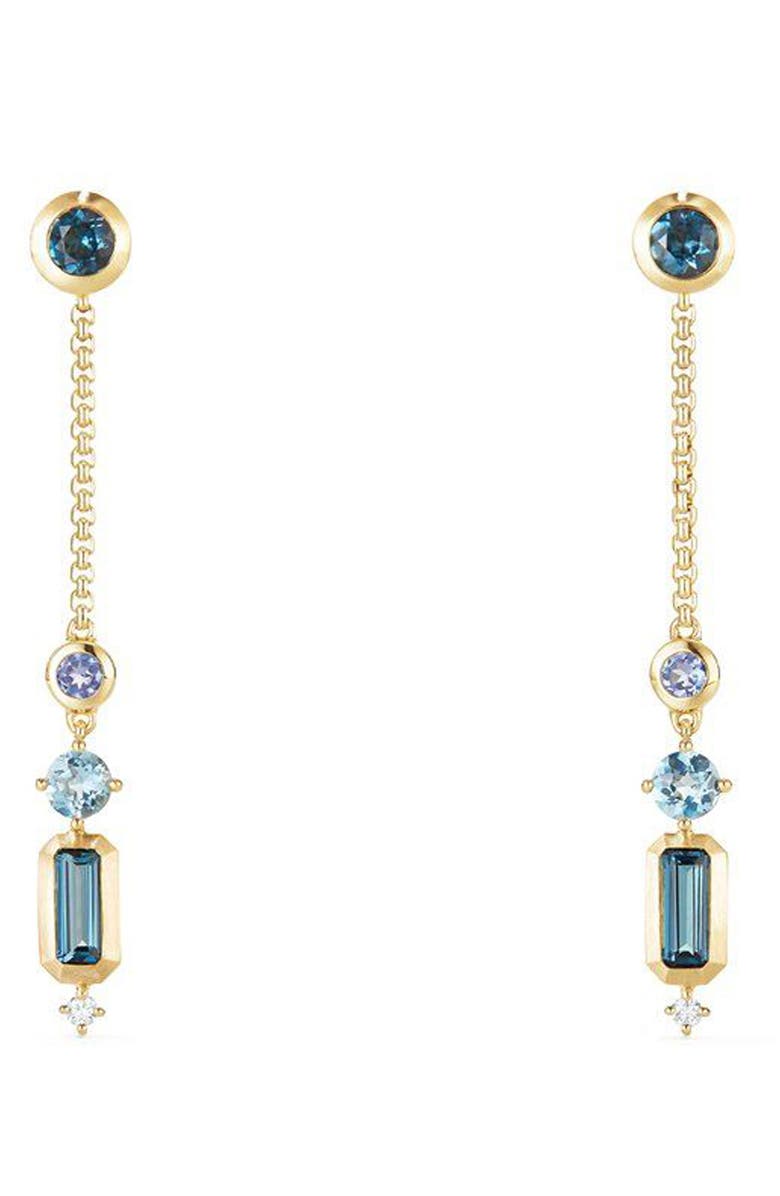 David Yurman Novella Drop Earrings with Diamonds, Main, color, 