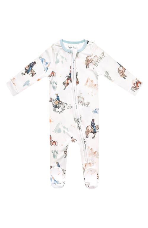 Copper Pearl Boone Zip One-Piece Pajamas 