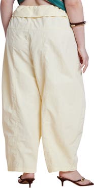 ELOQUII Foldover Tie Waist Pant