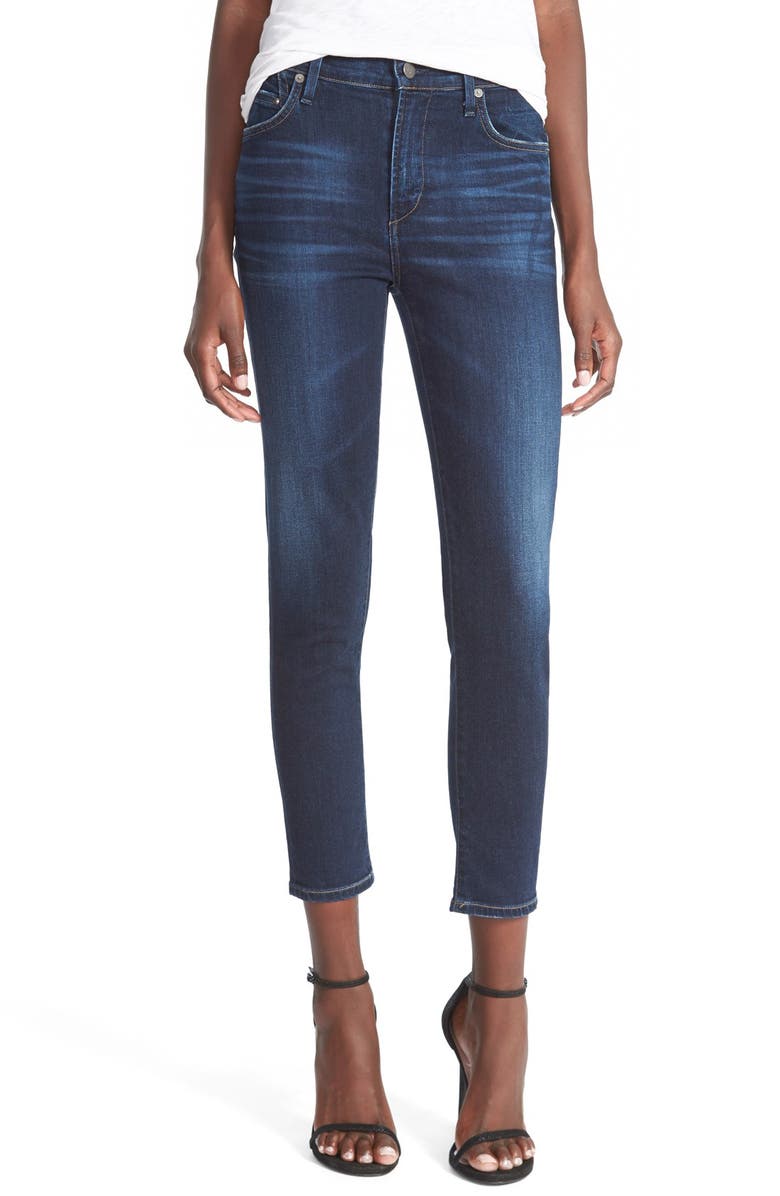 Citizens of Humanity Rocket High Waist Crop Jeans, Main, color, 