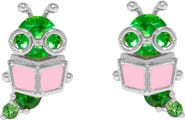 Girls Crew Bookworm Stud Earrings