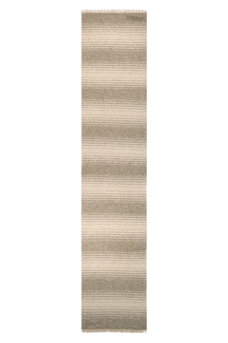 Textural Ombré Cashmere, Wool, Alpaca & Silk Fringe Scarf, Main, color, FERN